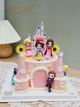 1027CAKE | 迪士尼公主 城堡蛋糕