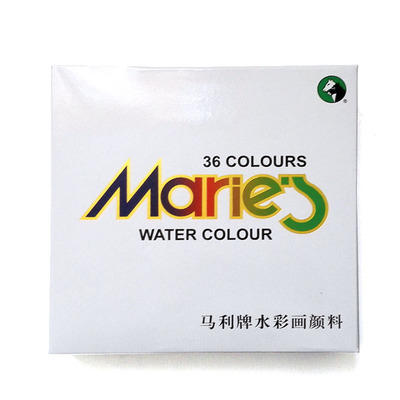 马利铝管水彩色颜料文具绘画美术工具马利水彩颜料12色18色24色36色美术绘画油画初学学生画家 商品图2
