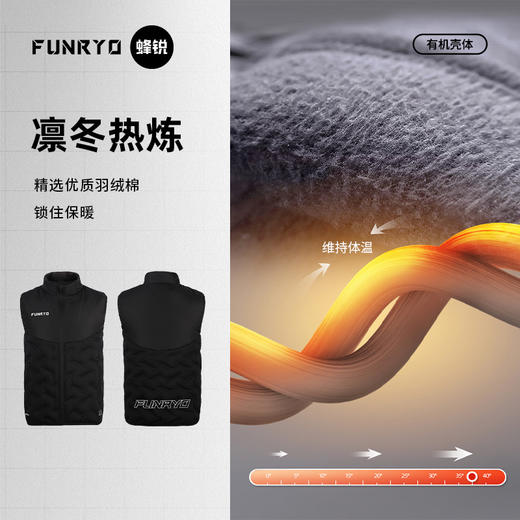 【特价】成人蜂锐有机壳体运动防寒马甲203330301 商品图1