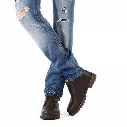 断码特价41码——西班牙原产羊毛款皮毛一体男士皮靴褐色BPLC2（高品质纯天然羊毛内衬） 商品图3