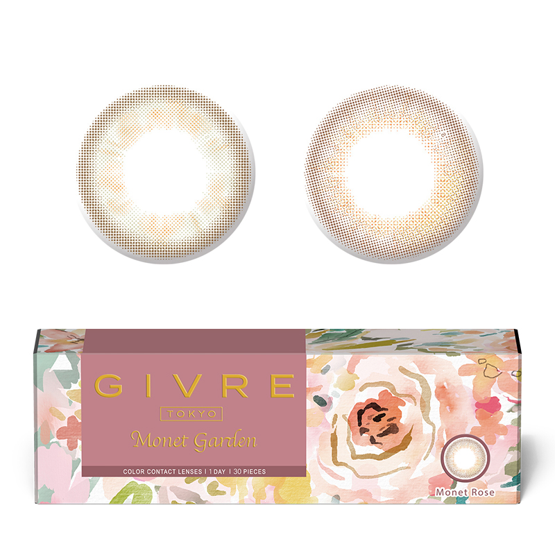 「现货48小时发」日本Givre 绮芙莉 monet graden 莫奈花园系列中文版 日抛30片装