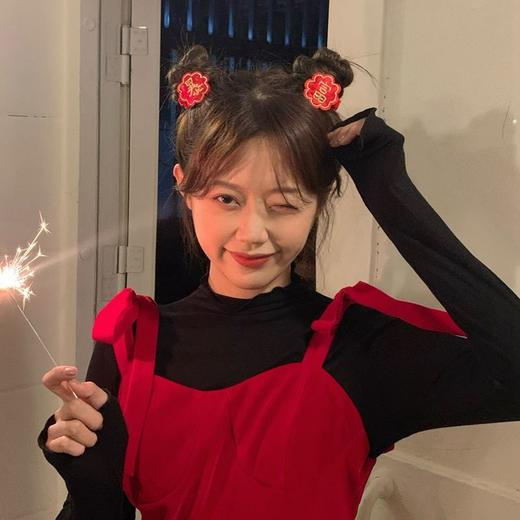 【两对装】国潮中国风发饰 新款新年喜庆日韩发饰 商品图2