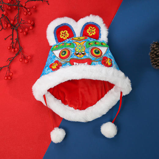 手艺人手工缝制宝宝虎头帽 商品图8