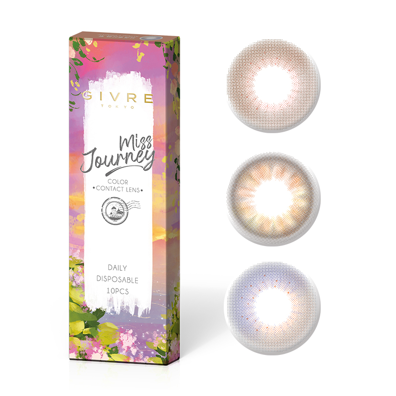 「现货48小时发」日本Givre 绮芙莉 旅行系列  中文版 日抛10片装sc