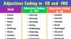 Use English Adjectives Ending in -ED 商品缩略图0