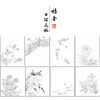 邹一桂工笔花鸟画白描底稿花卉图册小品一套八幅册页初学者尺寸30*37厘米MT23 商品缩略图1