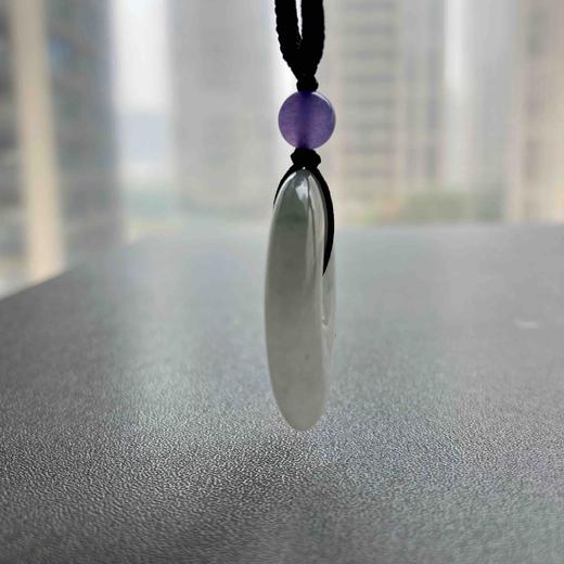 高冰种飘花翡翠大平安扣 商品图9