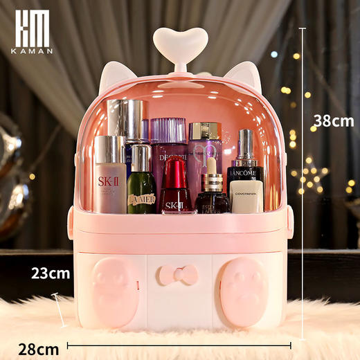 KAMAN化妆品收纳盒 桌面首饰盒护肤品整理盒 商品图5