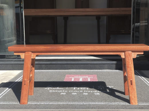 红桥红  家具严选  缅甸花梨（大果紫檀）【110大长板凳】 商品图0