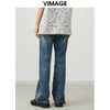 VIMAGE/纬漫纪春季新款时尚通勤休闲宽松百搭牛仔裤V1705322 商品缩略图4