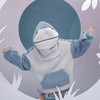 网红新款自闭鲨鱼羊羔绒卫衣男女学生情侣装宽松休闲大码居家沙雕 商品缩略图8