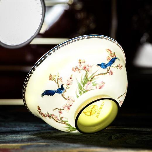 【喜上眉梢】景德镇陶瓷器餐具碗碟套装家用中式组合金边欧式骨瓷碗盘 商品图2