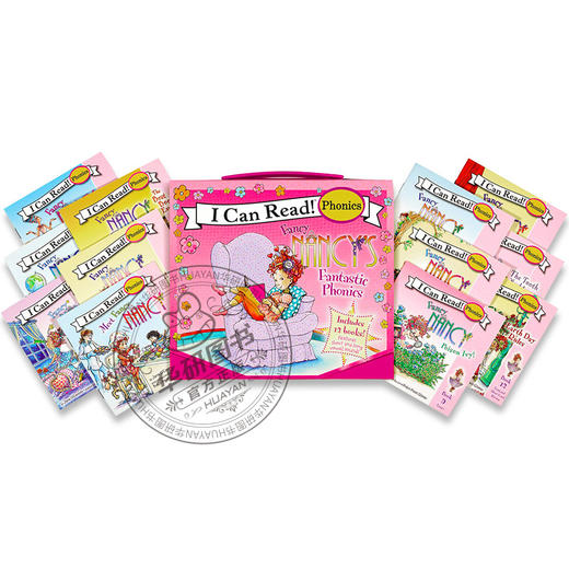 I Can Read 童书 漂亮的南希自然拼读12册 英文原版 Fancy Nancy's Fantastic Phonics 英语启蒙绘本 英文版进口书 商品图2