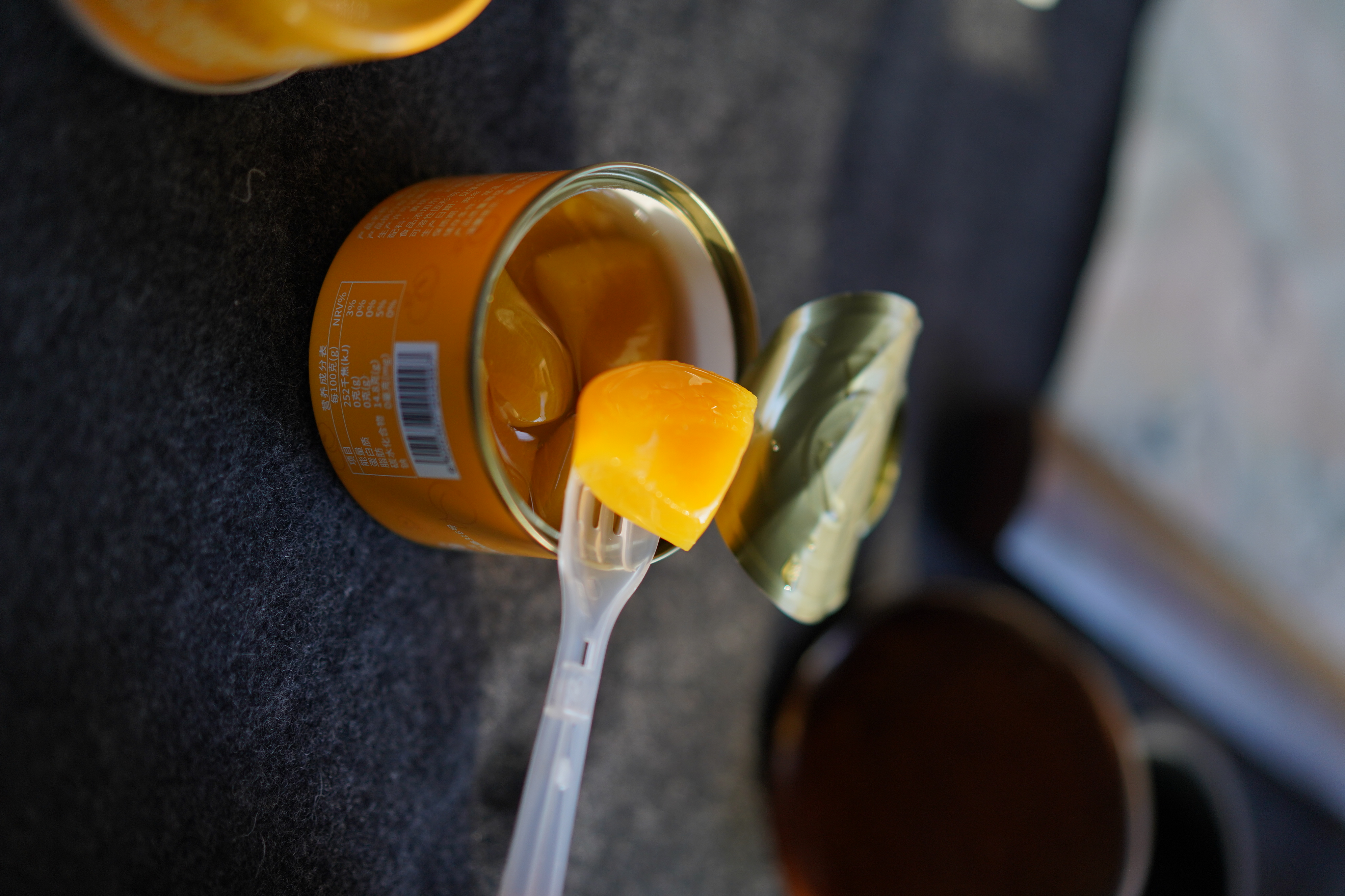 出口原味“黄金黄桃”小罐头 自然脱酸 脆爽肉感