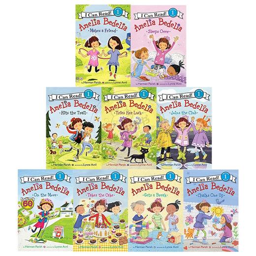 阿米莉亚系列9册 英文原版绘本 Amelia Bedelia I Can Read一阶段图画故事书 糊涂女佣 英文版儿童绘本 进口英语书籍 商品图2