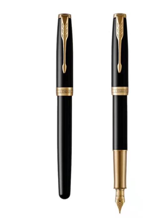 6F  PARKER  派克卓尔纯黑丽雅金夹墨水笔 商品图0