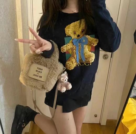 桑坡毛茸茸小包 百搭自留款 商品图3