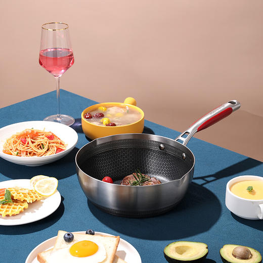 康巴赫第五代316不锈钢煎锅 28CM JQR 商品图3