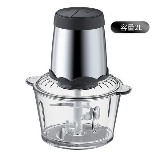 Meat grinder 维宁 304不锈钢绞肉机家用双层四刀双档搅碎机大容量全钢机身粉碎机 商品图6