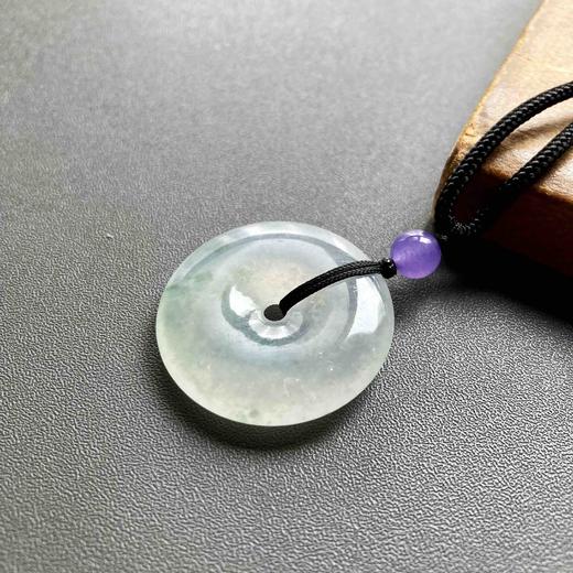 高冰种飘花翡翠大平安扣 商品图2