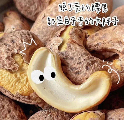 越南•紫衣腰果# 超大颗！香香脆脆紫衣腰果，办公室小零食推荐！越南🇻🇳进口的A170型大果，颗颗个头大，口感香脆，没啥乱七八糟的添加，就是原原本本超好吃的自然坚果香。 商品图9