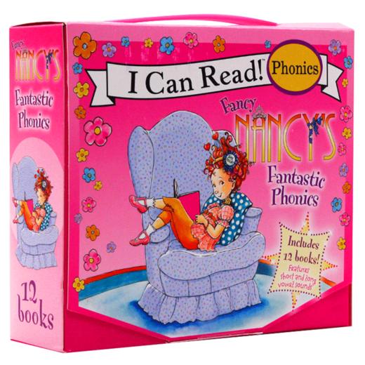 I Can Read 童书 漂亮的南希自然拼读12册 英文原版 Fancy Nancy's Fantastic Phonics 英语启蒙绘本 英文版进口书 商品图4