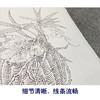 汪中工笔花鸟画白描底稿得趣在人小品一套十二幅册页初学者尺寸38*42厘米MT05 商品缩略图4