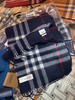 burberry专柜级经典羊绒格子围巾-海军蓝 商品缩略图0