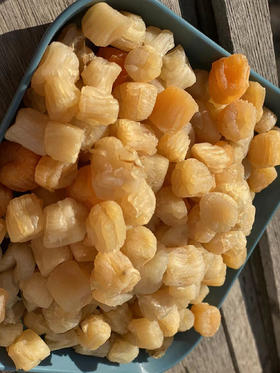 瑶贝柱淡干无盐300粒左右一斤超大 ， 淡晒，无盐无糖，纯日晒，