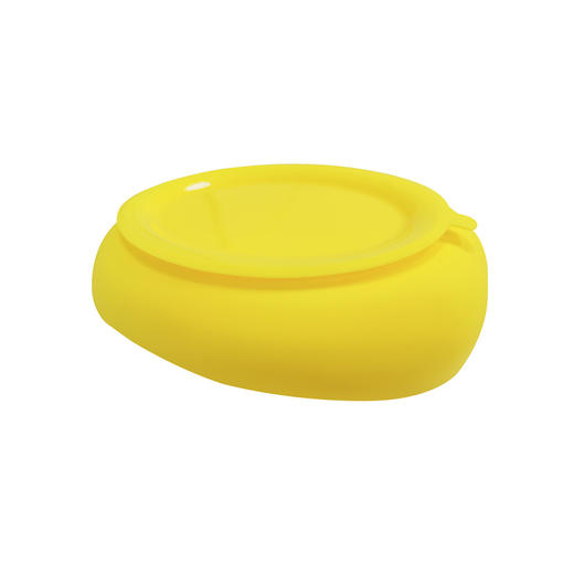 移护康老人自主进食辅助餐具食品级硅胶底部吸盘防滑防漏盘碟纯色 商品图3