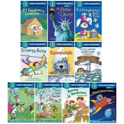美国企鹅兰登经典分级阅读读物兰登英语第二阶段10册 英文原版绘本 Step into Reading 2 英文版童书 进口原版英语书籍 商品图2