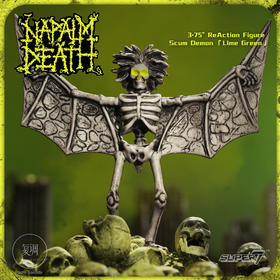现货 Super7 死亡汽油弹 Napalm Death 乐队挂卡 系列1 Scum Demon
