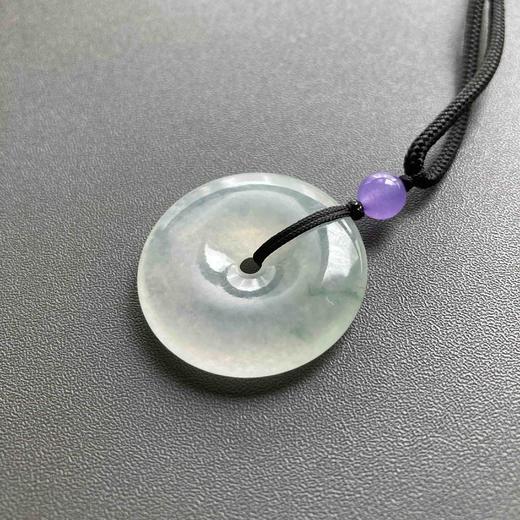 高冰种飘花翡翠大平安扣 商品图7