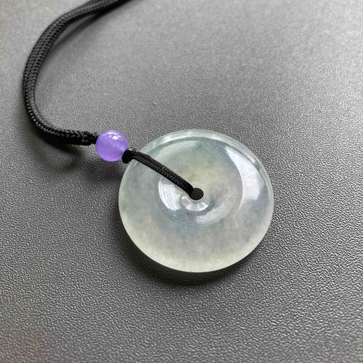 高冰种飘花翡翠大平安扣 商品图0