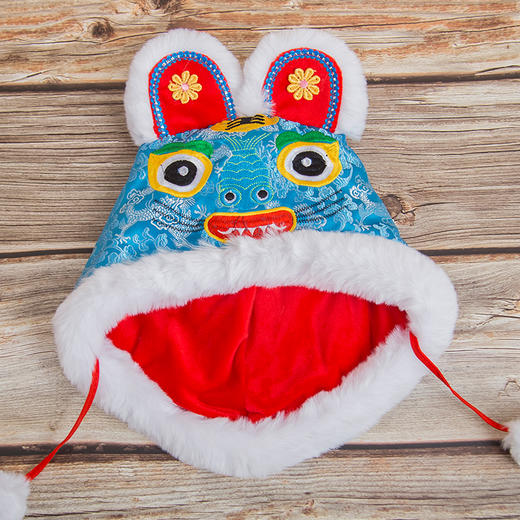 手艺人手工缝制宝宝虎头帽 商品图3