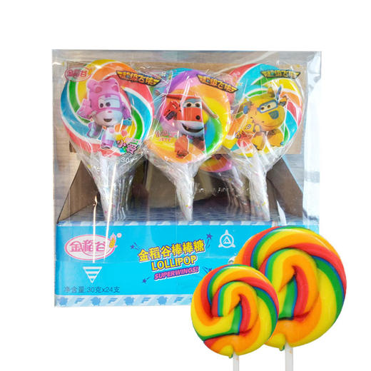金稻谷超级飞侠棒棒糖30g 商品图0
