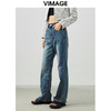 VIMAGE/纬漫纪春季新款时尚通勤休闲宽松百搭牛仔裤V1705322 商品缩略图2