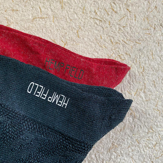 麻＋汉麻袜 桃红与暑红礼袋 4双组合装   商品图9