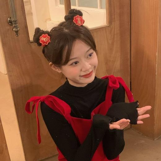 【两对装】国潮中国风发饰 新款新年喜庆日韩发饰 商品图4