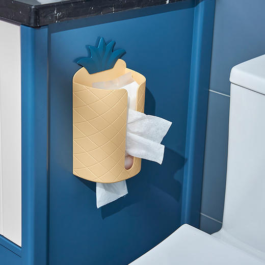 抽纸盒壁挂式家用客厅创意免打孔倒纸巾盒 商品图7