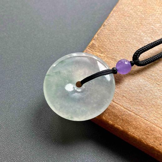 高冰种飘花翡翠大平安扣 商品图3