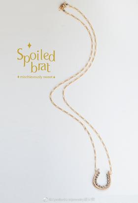 SpoiledBrat Jewelry 马蹄形铁矿石项链