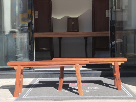 红桥红  家具严选  缅甸花梨（大果紫檀）【110大长板凳】 商品图5