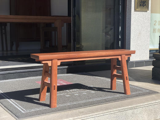 红桥红  家具严选  缅甸花梨（大果紫檀）【110大长板凳】 商品图1