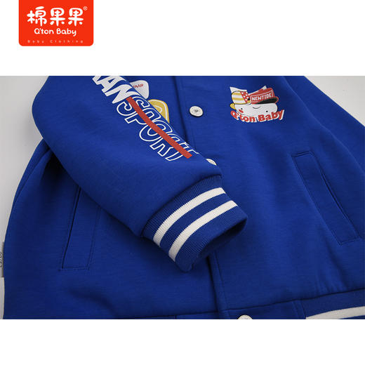 商场同款棉果果春季男童立领棒球服外套M112100222069 商品图5