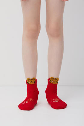 天空之城-AIMER KIDS-生肖虎提花袜