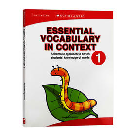 学乐语境记英语词汇第1册 英文原版教材 Essential Vocabulary In Context 1 美国小学一年级 英文版进口原版英语书籍