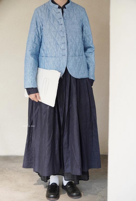 ECOLE DE CURIOSITES 经典菱格短外套 商品图1