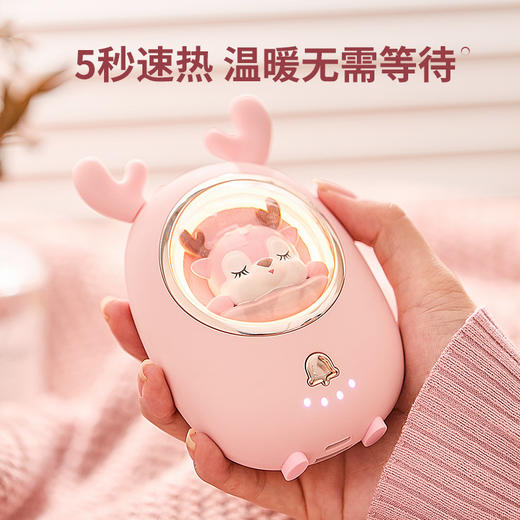 充电式暖手宝可爱随身暖手充电二合一 商品图1