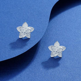 子佩集S990银【傲妍】耳钉【MXED001】花丝2111